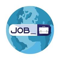 world job search vector