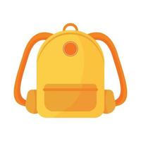 backpack isolated icon vector
