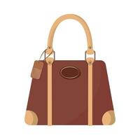 handbag isolated icon vector