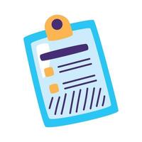 clipboard document file vector