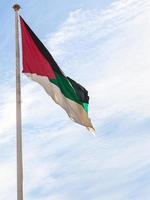 Flag of the Arab Revolt in Aqaba city photo