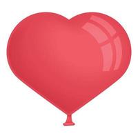 heart balloon helium floating vector