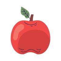 apple fresh fruit vector