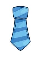 elegant blue tie vector