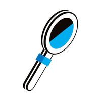 magnifying glass search vector