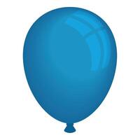 blue balloon helium floating vector