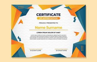 Graduation Certificate Template vector