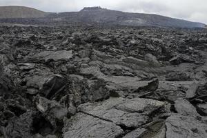 campo de lava del volcán más nuevo de islandia, geldingadalir foto