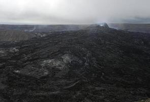 campo de lava del volcán más nuevo de islandia, geldingadalir foto