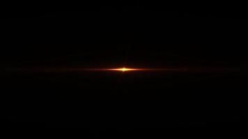 Looping center red orange optical shine light background video