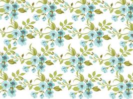 Seamless pattern floral background design. vector