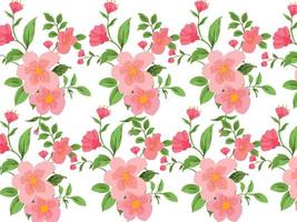 Seamless pattern floral background design. vector