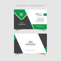 Vector Modern Creative and Clean Business Card design template