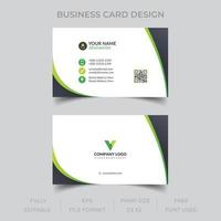 diseño moderno de plantilla de tarjeta de visita vector