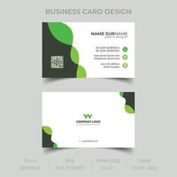 Modern Business Card Template Design vector