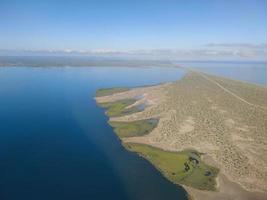 la paz baja california sur mogote peninsula aerial photo