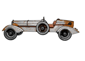 Classic style vintage car png