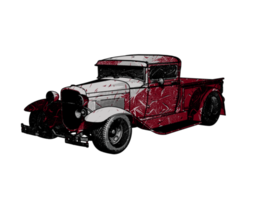 Old style classic car png