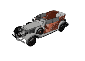 voiture classique de style ancien png