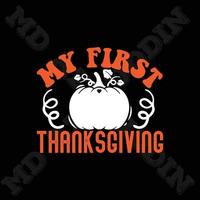 My First Thanksgiving vector