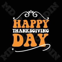 Happy Thanksgiving Day vector