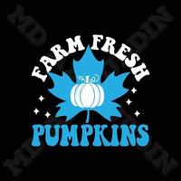 Farm Fresh Pumpkins vector