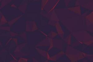 Abstract textured Red polygonal background. low poly geometric consisting of triangles of different sizes and colors. use in design cover, presentation, business card or website. vector