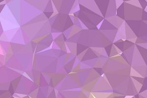 Abstract textured Purple polygonal background. low poly geometric consisting of triangles of different sizes and colors. use in design cover, presentation, business card or website. vector