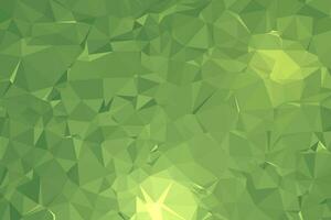 Abstract Light Green Polygonal Space Background. Geometric Polygonal background molecule and communication. Concept of science, chemistry, biology, medicine, technology. vector