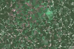 Abstract Green Polygonal Space Background. Geometric Polygonal background molecule and communication. Concept of science, chemistry, biology, medicine, technology. vector