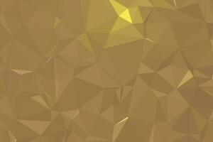 fondo poligonal amarillo texturizado abstracto. bajo poli geométrico que consta de triángulos de diferentes tamaños y colores. uso en portada de diseño, presentación, tarjeta de visita o sitio web. vector