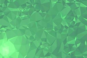 Abstract Dark Green Geometric Polygonal background molecule and communication. Concept of the science, chemistry, biology, medicine, technology. vector