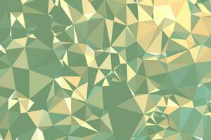 fondo poligonal verde texturizado abstracto. bajo poli geométrico que consta de triángulos de diferentes tamaños y colores. uso en portada de diseño, presentación, tarjeta de visita o sitio web. vector