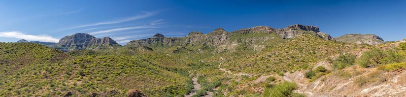 Baja California desert colorful landscape view photo