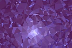 Abstract Purple Geometric Polygonal background molecule and communication. Concept of the science, chemistry, biology, medicine, technology. vector