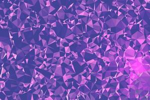 Abstract Purple Polygonal Space Background. Geometric Polygonal background molecule and communication. Concept of science, chemistry, biology, medicine, technology. vector