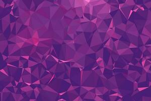 Abstract Purple Geometric Polygonal background molecule and communication. Concept of the science, chemistry, biology, medicine, technology. vector