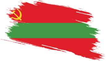 transnistrien flagga med grunge textur png