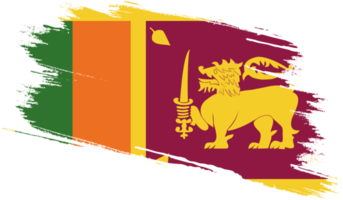 bandeira do sri lanka em estilo grunge png