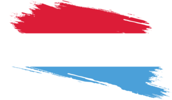 bandeira de luxemburgo com textura grunge png