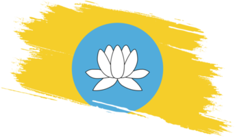 drapeau kalmoukie avec texture grunge png