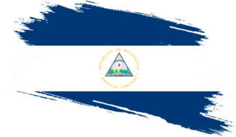 nicaragua bandera con textura grunge png