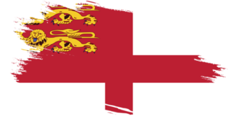 Sark flag with grunge texture png