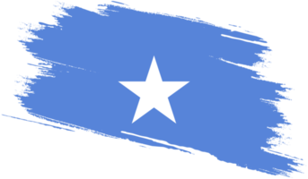 Somalia flag in grunge style png