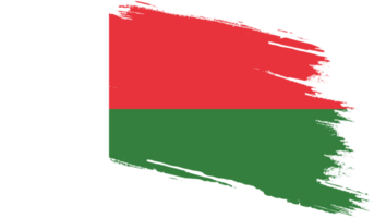 drapeau madagascar avec texture grunge png