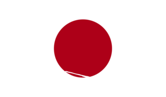 Japan flag with grunge texture png