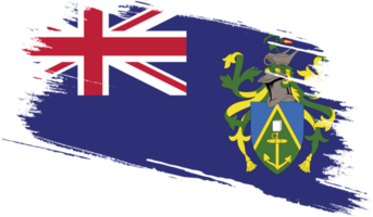 pitcairn flag with grunge texture png