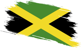 Jamaica flagga med grunge textur png