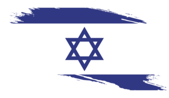 bandera israelí con textura grunge png