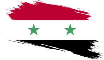 syrien flagga med grunge textur png